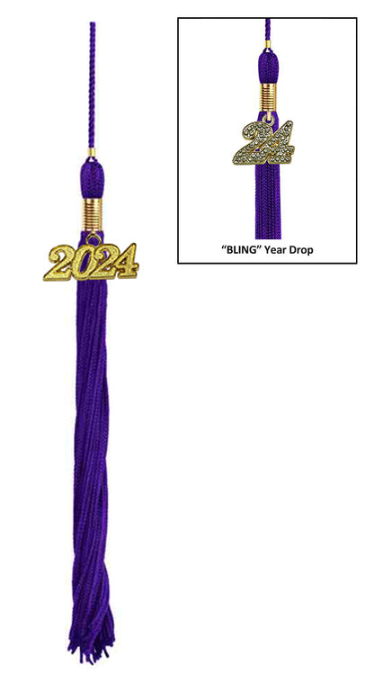 Matte Purple Bachelors Degree Cap & Tassel - Graduation Caps