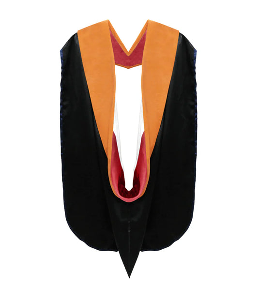 Doctor of Nursing Hood - Red & White