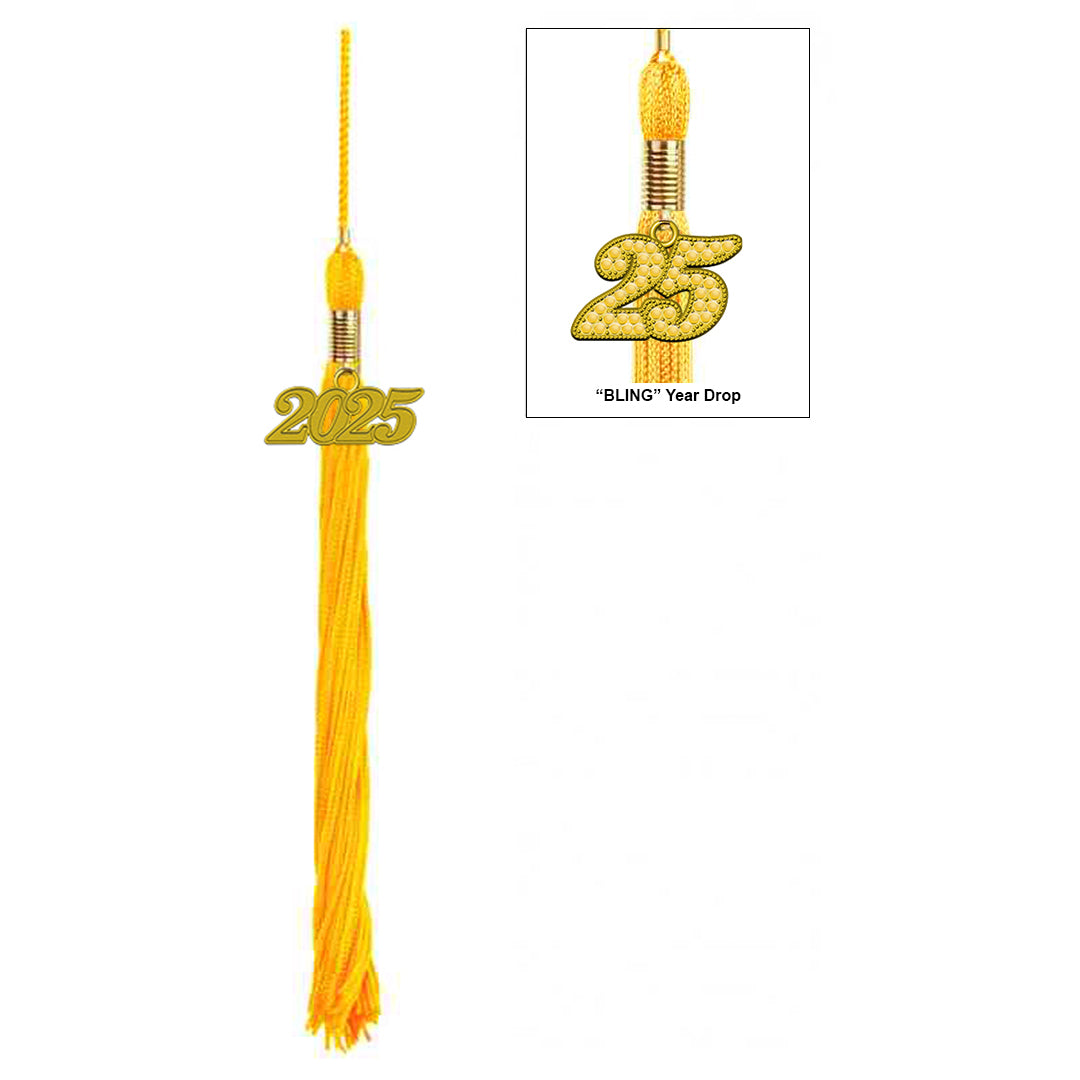 Matte Gold Middle School Cap, Gown & Tassel