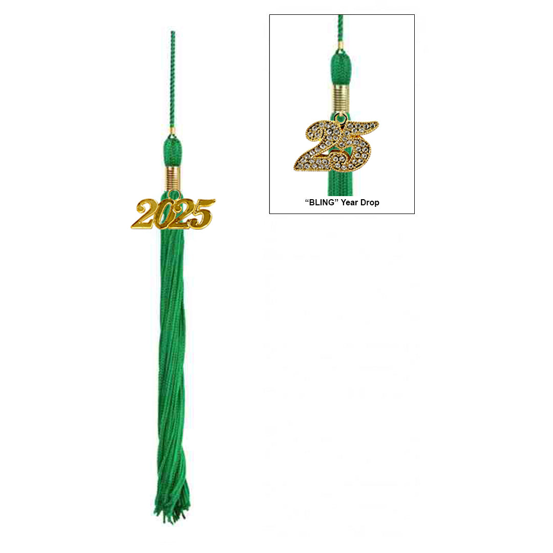 Matte Green Elementary Cap & Tassel