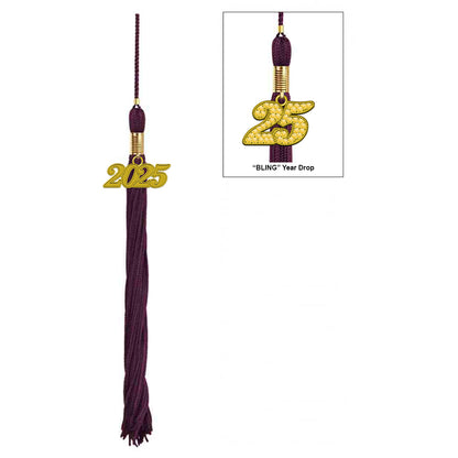 Matte Maroon Middle School Cap & Tassel