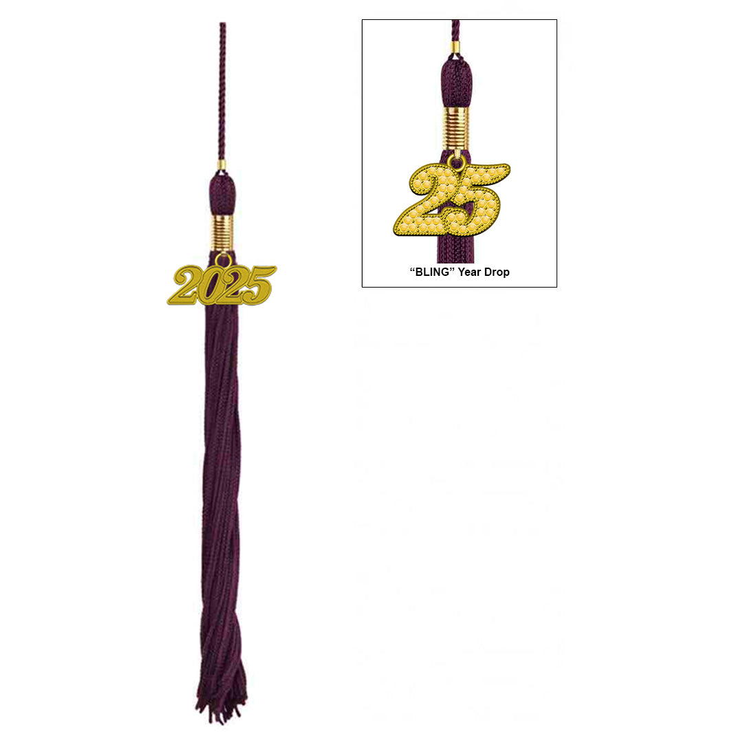 Maroon Graduation Tassel - College & High School Tassels