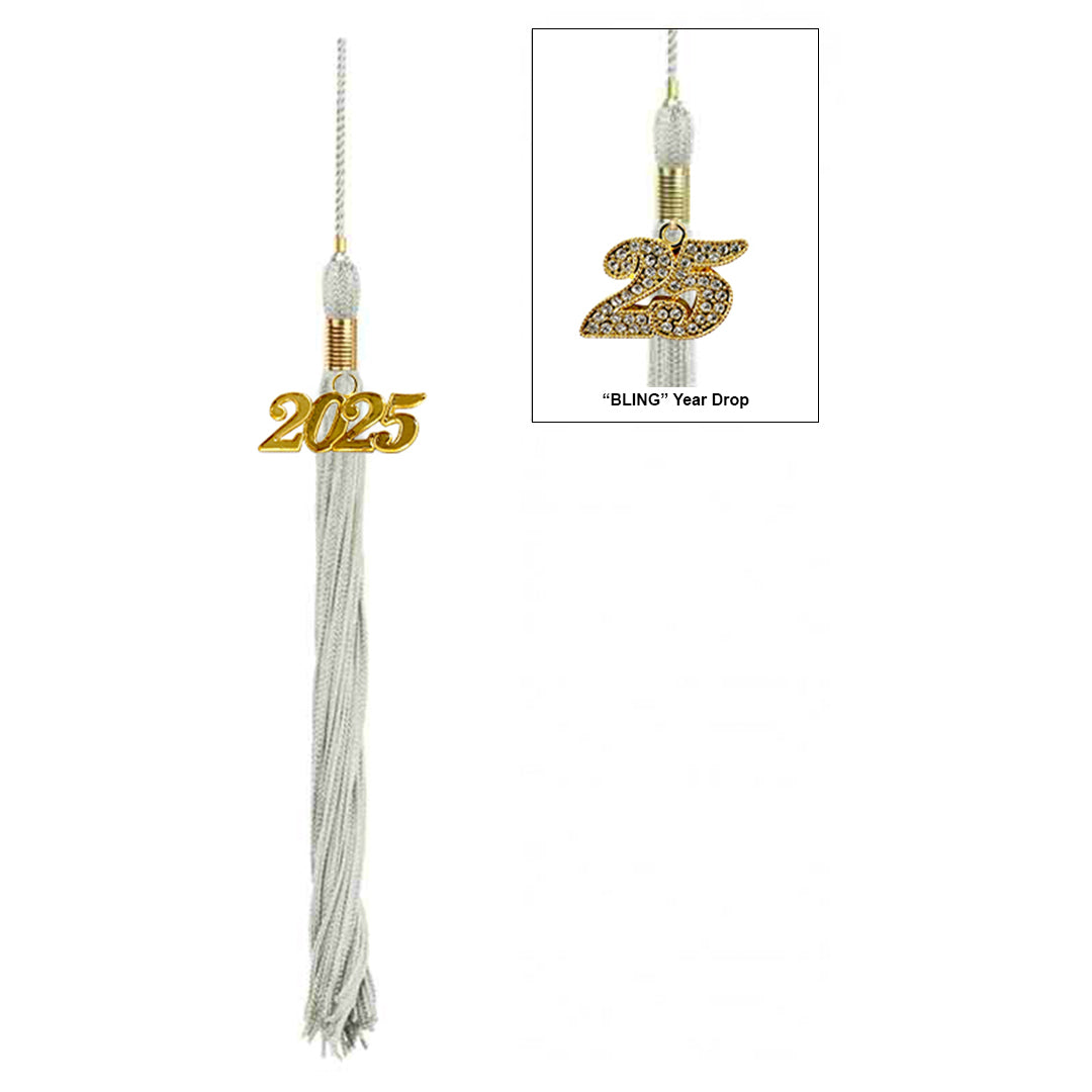 Silver Graduation Tassel - College & High School Tassels