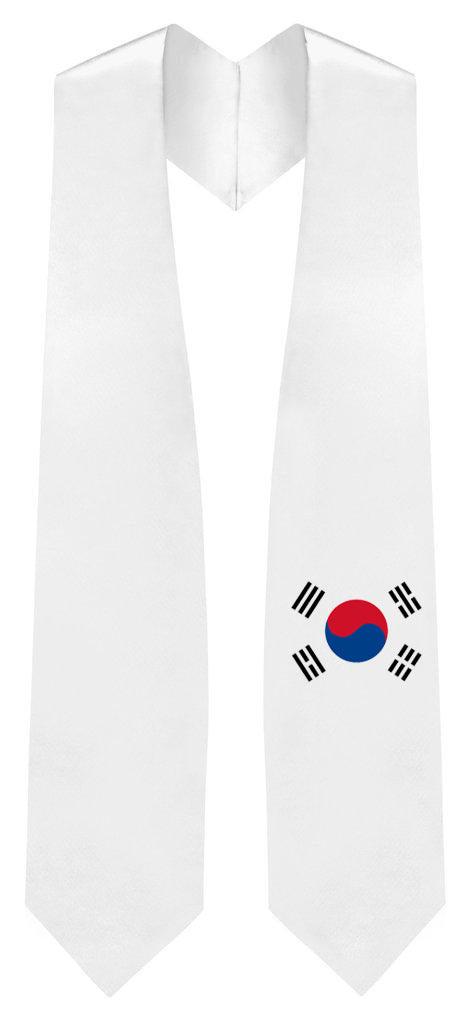 Korean Graduation Stole - Korean Flag Sash