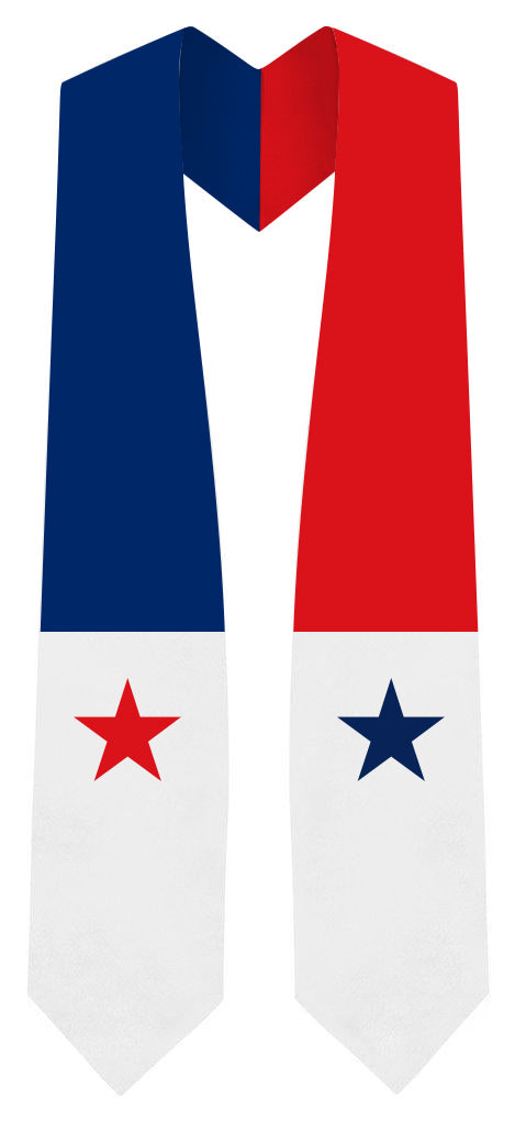 Panama Graduation Stole -  Panama Flag Sash