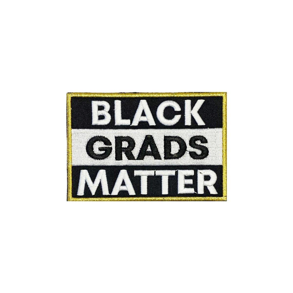 White BLACK GRADS MATTER Graduation Stole - Clerkmans