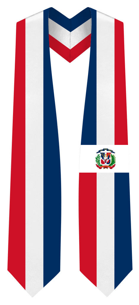 Dominican Republic Graduation Stole -  Dominican Republic Flag Sash