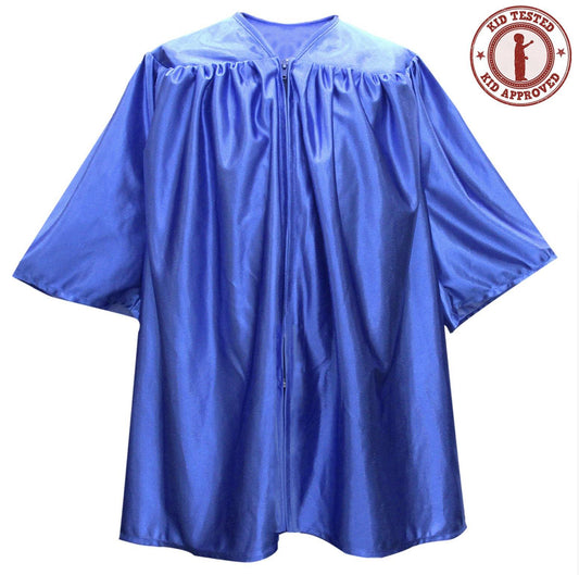 Child Royal Blue Graduation Gown - Preschool & Kindergarten Gowns - Clerkmans