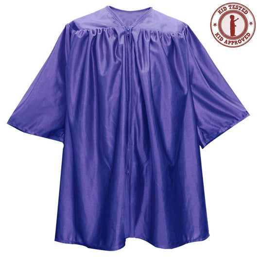 Child Purple Graduation Gown - Preschool & Kindergarten Gowns - Clerkmans