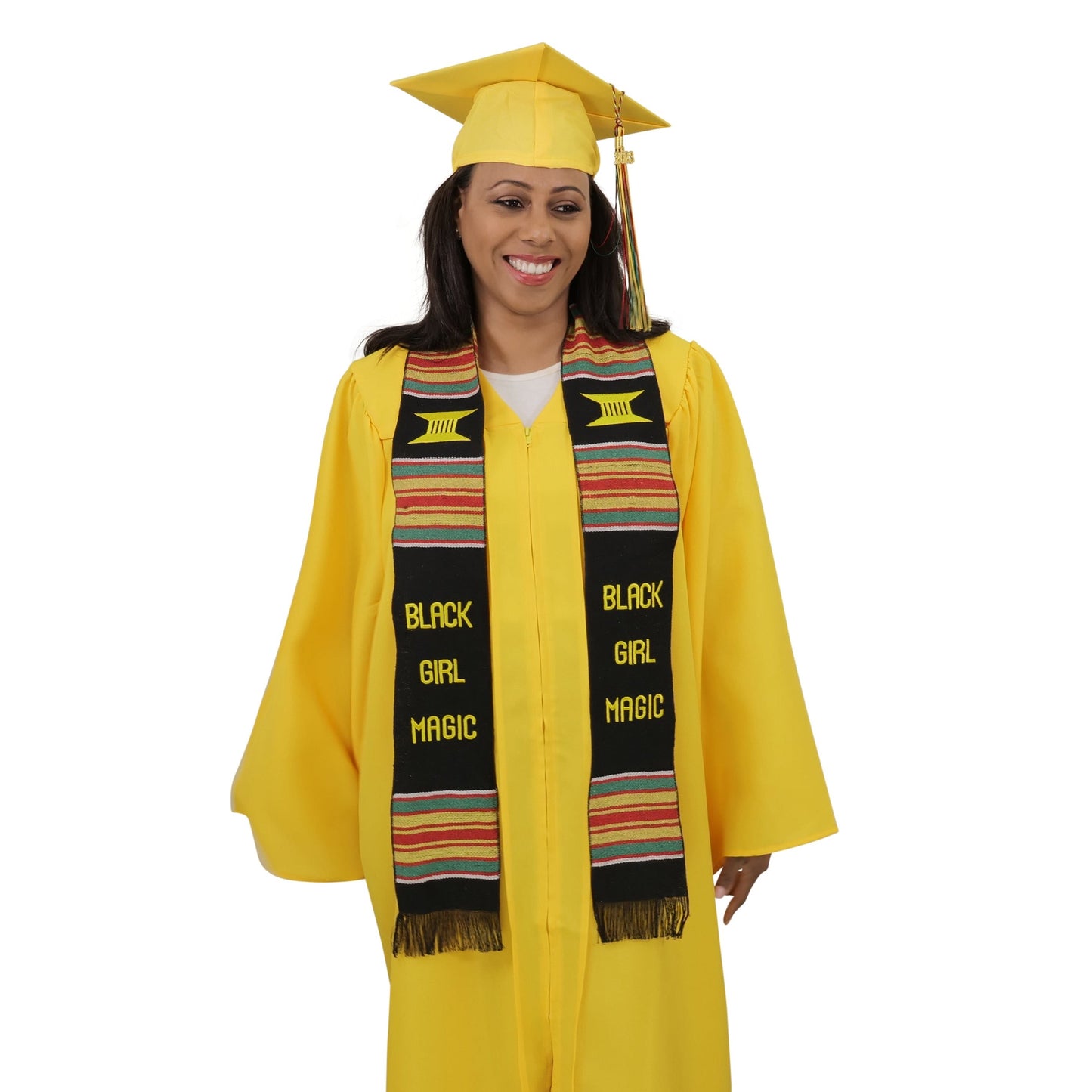 Black Girl Magic Kente Graduation Sash/Stole