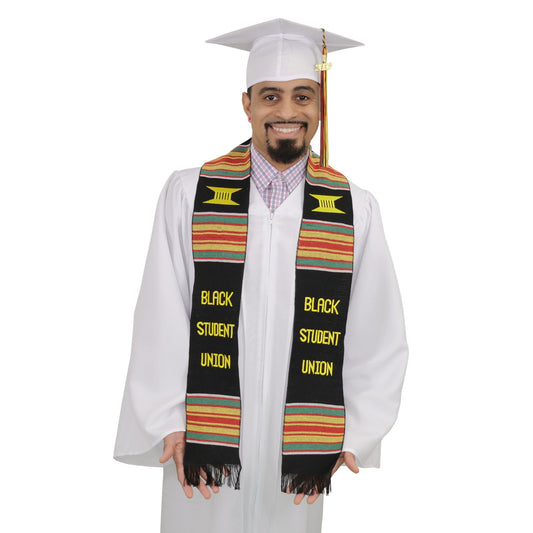 Black Student Union Kente Graduation Sash/Stole