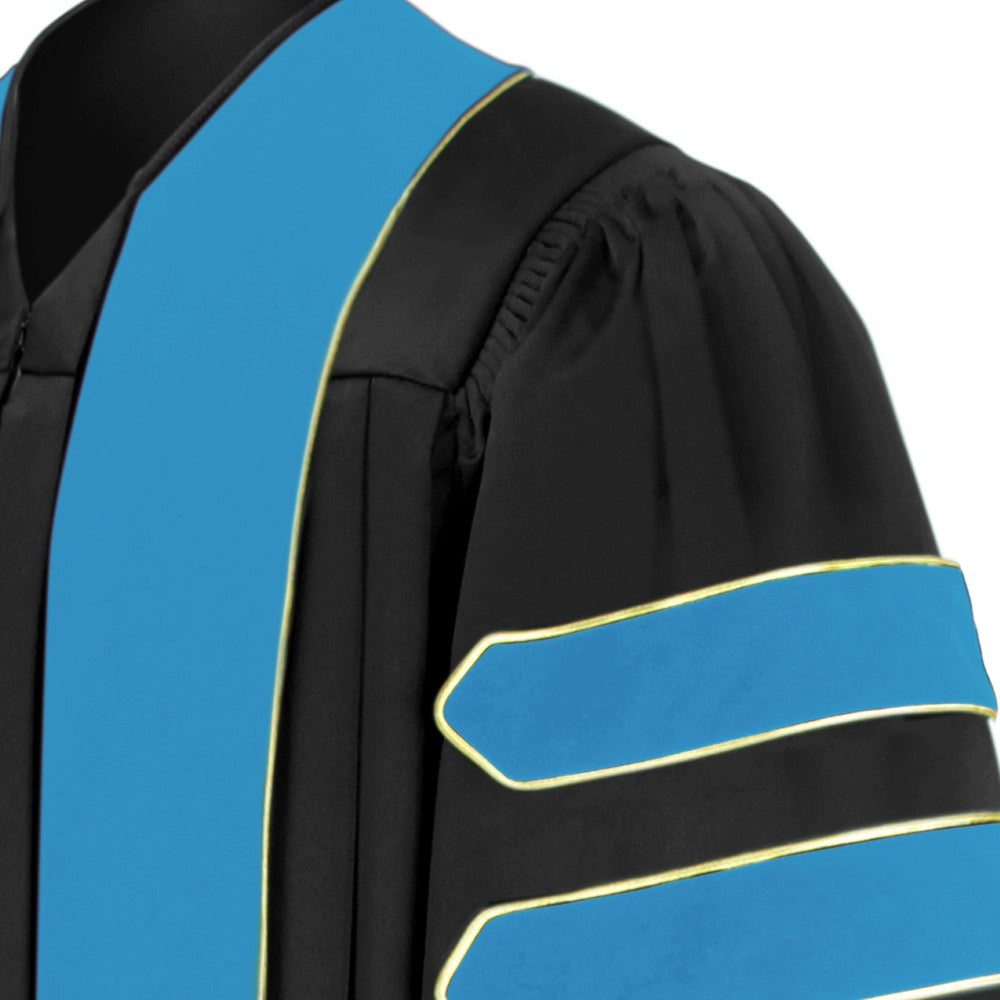 Doctor of Education Doctoral Gown - Academic Regalia - Graduation Cap and Gown