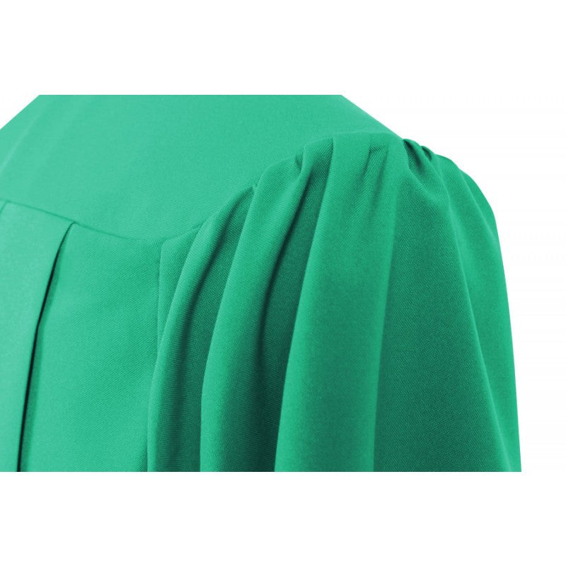 Matte Emerald Green Elementary Cap, Gown & Tassel