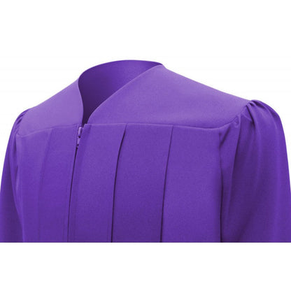 Matte Purple Middle School Cap, Gown & Tassel